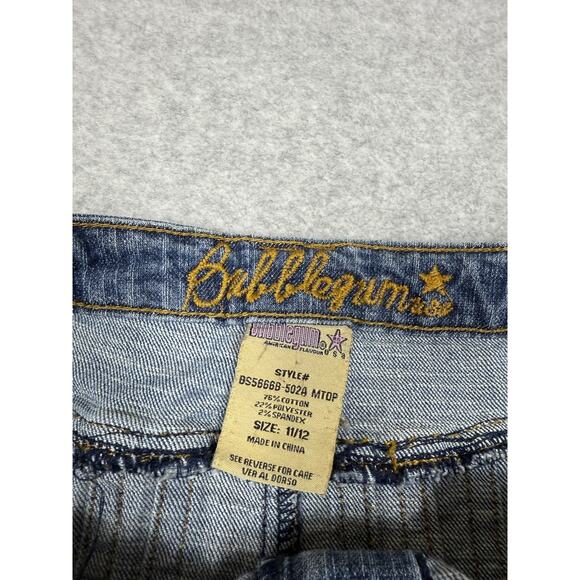 Y2K Bubblegum Womens Size 11/12 Denim Mini Skirt - Picture 3 of 8